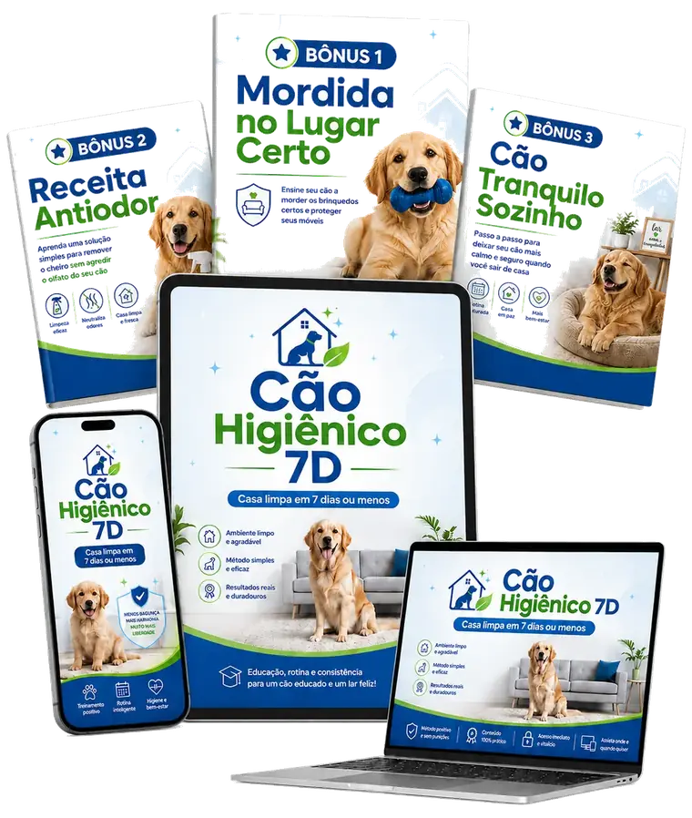 Mockup do Cão Higiênico 7D com bônus